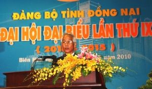 同奈省第九届党部代表大会：集中落实创造突破性的迈步