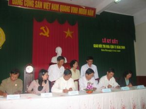 2009年第12群竞赛承诺书签订仪式