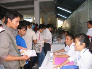 The 24th Job Trading Floor: recruitment need of 1,500 labors