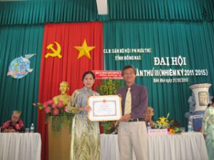 3rd Congress of Dong Nai Elderly Women Club (2011-2015 term)