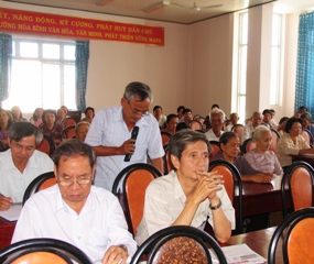 Delegates of people’s councils met with voters