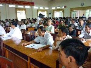 The National Assembly Delegation has a discussion with voters of Cam My district