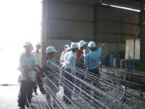 A training course on working condition improvement in average and small enterprises held