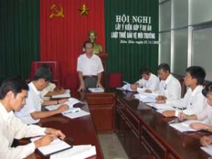 Idea Contribution to Draft Environmental Protection Tax Law