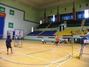 Over 100 players took part in the Badminton Championship of 6th Sports Games 2010