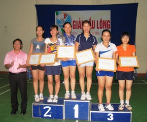 Bien Hoa Badminton Tournament 2010 for youngsters and children ended