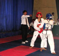 17个 单位参加2011年边和市Taekwondo冠军比赛。