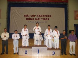 2009 Dong Nai Karatedo Championship: Bien Hoa City ranks first