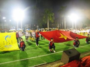 开幕2011年Larue杯同奈足球比赛。