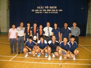 2011年东南部羽毛球冠军比赛闭幕：同奈大胜。