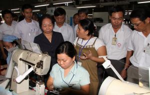 国家副主席阮氏缘访问同奈省