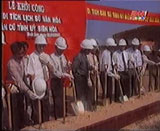 Ground-breaking ceremony towards the restoration of a historical site, Bien Hoa Party Committee base