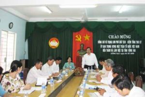 Vice President of the Vietnam Central Fatherland Front Committee – Vu Trong Kim – paid a working visit to Dong Nai