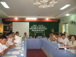 Dong Nai province’s Department of Labor, War Invalids and Social Affairs held a pre-summation meeting for the first 6 months of the year