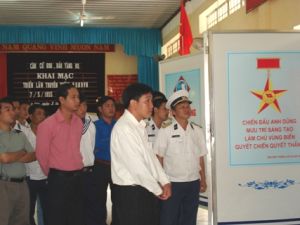 The exhibition of the Vietnamese People’s Navy’s traditions