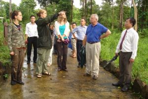 The mission of Embassy of the United States Vietnam pays a visit to Cat Tien National Park