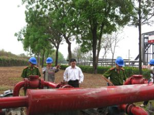 A Mass Meeting Held to Respond to the National Labor and Safety Sanitation-Fire Prevention Week 2011