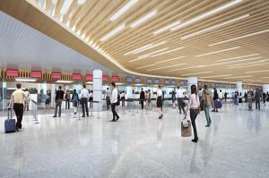 ロンタイン空港を結ぶ輸送システムの完成