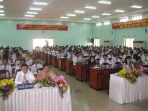 The 2nd Party Congress of Cam My District Comes to A Close: Mr. Bui Huu Hanh Is Re-elected the Secretary of Cam My Party Committee