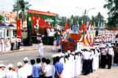 “Dinh Quan should keep on developing traditions and becoming…,” states Mr. Tran Dinh Thanh, Secretary Of Provincial Party Committee, at the anniversary of Dinh Quan district’s liberation.