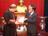 Cardinal Crescenzio Sepe visits Dong Nai