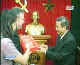 The U.S Ambassador to Vietnam Michael W. Marine visits Dong Nai province.