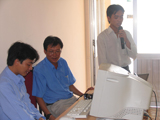 Conference to sum up the application of information technology in speeding up socioeconomic development in rural area held in the city of Long Xuyen, An Giang province.