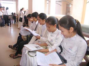 Results of the high school graduation exam are announced on June 15th.