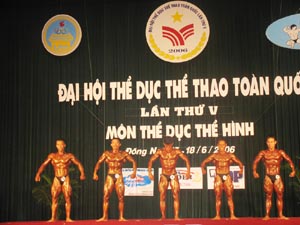 The national body-building contest opened