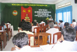 Provincial Farmer Association sums up its operation in the first half of 2006.