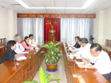 Chairperson of provincial People’s Committee discusses with Asian Technology Institute about AITCV 2006 project