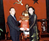 Youth delegates of  Gyeongnam province, Korea visits Dongnai
