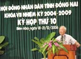 Mr. Vu Khoan had a talk with the representatives at the tenth session of meetings of the Provincial People’s Council-  the seventh course