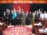 Delegation of universities from  the State of Oklahoma (the USA) came to visit and work with Dong Nai province in the field of human resource training