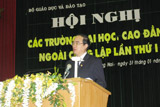 Ministry of Education and Training held the First Non-public Universities and Colleges Conference