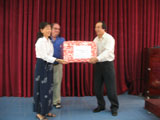 The National Assembly’s Committee of Social Issues visited deaf and dumb children at Dongnai Pedagogy College
