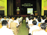 The conference of plan assignment in 2008