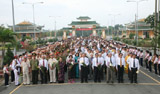 Meeting to mark 33rd anniversary of Liberation Day and the world’s 122nd May Day.