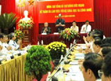 Party General Secretary Nong Duc Manh worked with Ministry of Science and Technlogy.