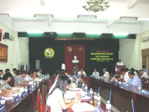The 4th meeting of the Executive Board of the provincial Labor Federation