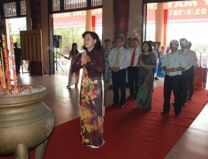 A Ceremony Held  on the Occasion of the 42 Death Anniversary of Uncle Ho