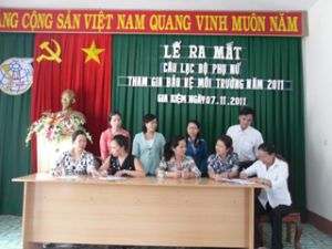 Environment Preservation Women Club of Gia Kiem Commune Established