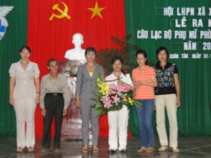 Announcing Ceremony for the Establishment of Anti-drug Women Club in Xuan Tan Commune