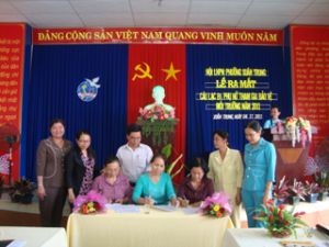 Establishment of Environment Preservation Women Club of Xuan Trung Commune Announced