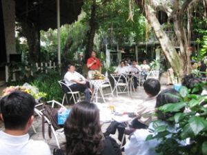 Talk on “Journalist’s Morality and Personality”