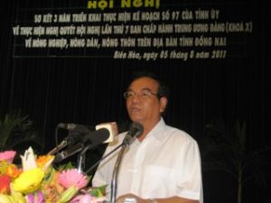 The conference held to basically sum up the implementation of the proposal 97 of provincial Committee of the Party for the fulfillment of the resolution issued by the 7th plenary session of 10th Central Committee of the Co...