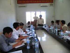 Review of the irrigation systems in the province