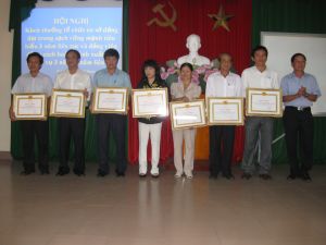 Certificates of Merit Awarded to 9 Grassroots Party Organs and 52 Outstanding Party Members