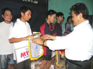 17 units  to assist in Bien Hoa City Adolescent and Children Ping-Pong Tournament 2011