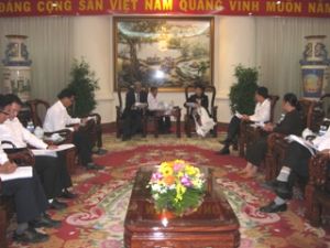 Provincial leaders worked with Mauri La Nga